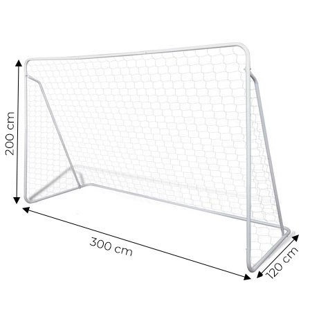 Bramka Piłkarska Dla Dzieci MultiGarden DS1456 – Stalowa, 300x200x120 cm Bramka Piłkarska Dla Dzieci MultiGarden DS1456 – Stalowa, 300x200x120 cm