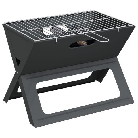 Przenośny Grill Węglowy Składany 46x31cm Stalowy Przenośny Grill Węglowy Składany 46x31cm Stalowy