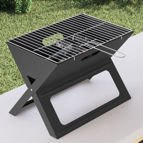 Przenośny Grill Węglowy Składany 46x31cm Stalowy Przenośny Grill Węglowy Składany 46x31cm Stalowy