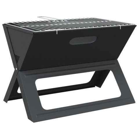Przenośny Grill Węglowy Składany 46x31cm Stalowy Przenośny Grill Węglowy Składany 46x31cm Stalowy