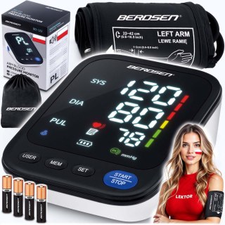 Ciśnieniomierz Naramienny Berdsen BD-122 Elektroniczny LED Polski Lektor