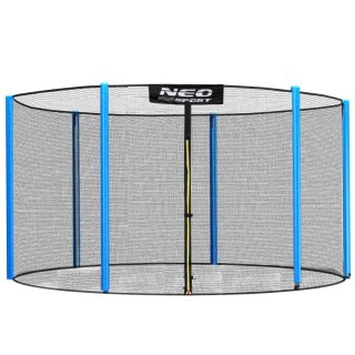 Siatka do trampoliny 183 cm 6FT 6 słupków Neo-Sport zewnętrzna mocna