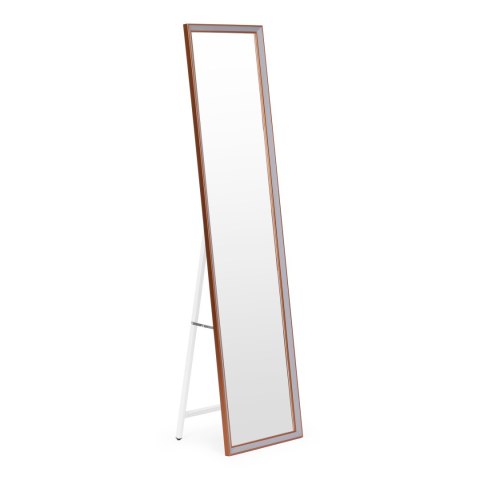Lustro Stojące ModernHome – Aluminiowa Rama, 147x37 cm, Miedź/Szary Lustro Stojące ModernHome – Aluminiowa Rama, 147x37 cm, Miedź/Szary