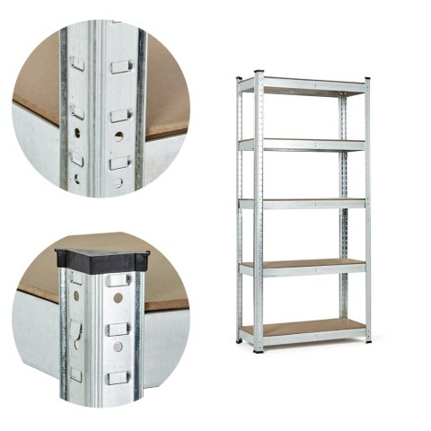 Uniwersalny Regał Magazynowy ModernHome 180x90x30 cm– 5 Półek Uniwersalny Regał Magazynowy ModernHome 180x90x30 cm– 5 Półek