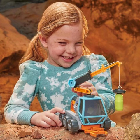 Dźwig Z Mikroskopem Dla Dzieci STEM Magnetyczny Żuraw Chwytak