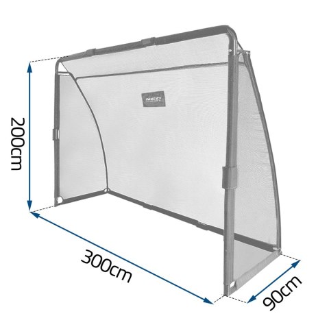 Bramka Piłkarska Neo-Sport 300x200x90 cm – Stalowa, Przenośna, Pokrowiec Bramka Piłkarska Neo-Sport 300x200x90 cm – Stalowa, Przenośna, Pokrowiec