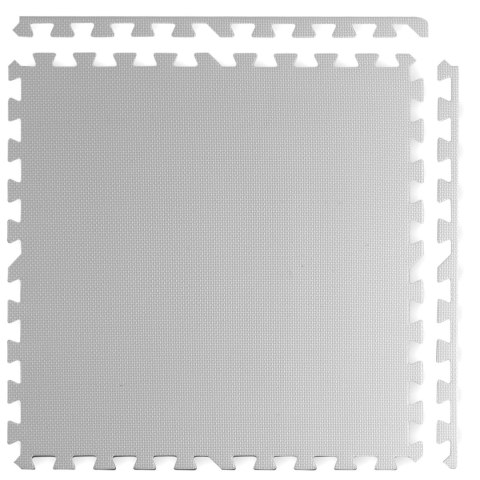 Mata Piankowa Puzzle Ricokids 60x60cm 4 szt białe i szare Mata Piankowa Puzzle Ricokids 60x60cm 4 szt białe i szare