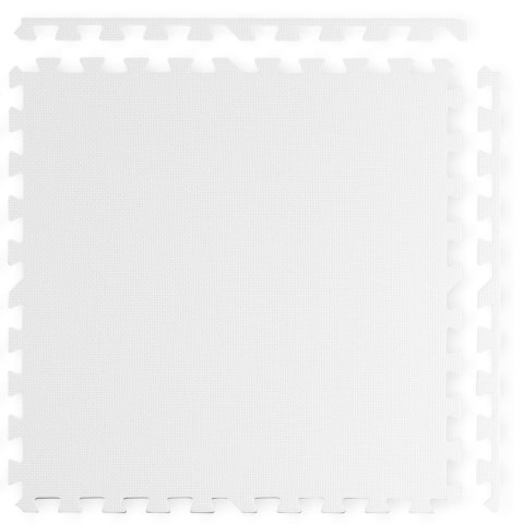 Mata Piankowa Puzzle Ricokids 60x60cm 4 szt białe i szare Mata Piankowa Puzzle Ricokids 60x60cm 4 szt białe i szare