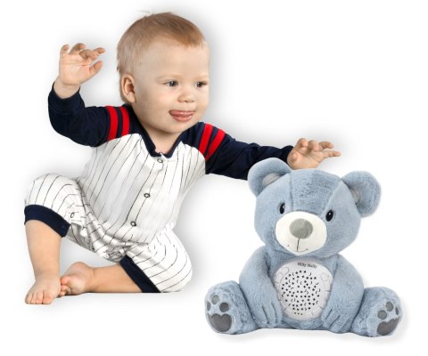 Pluszowy Miś Maskotka z Projektorem i Melodiami Milly Bear Blue