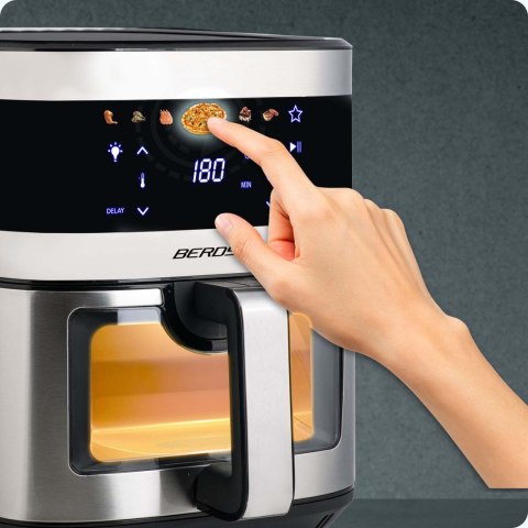 Frytkownica Beztłuszczowa Air fryer XXL Berdsen BD-656 – 9,1 L, 1700 W