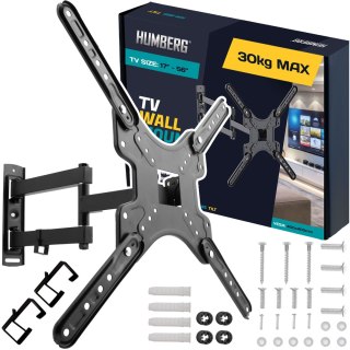 Obrotowy Uchwyt Do Telewizora Humberg HM-885 – 17–56", VESA 75x75–400x400, 30 kg