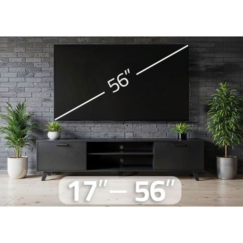 Obrotowy Uchwyt Do Telewizora Humberg HM-885 – 17–56", VESA 75x75–400x400, 30 kg