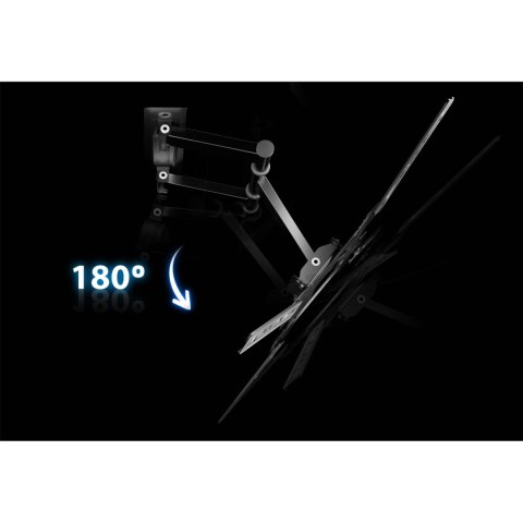 Obrotowy Uchwyt Do Telewizora Humberg HM-885 – 17–56", VESA 75x75–400x400, 30 kg