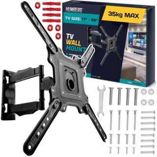 Wzmocniony Uchwyt Ścienny Humberg HM-884 – Do TV 17–56", Obrotowy, 35kg