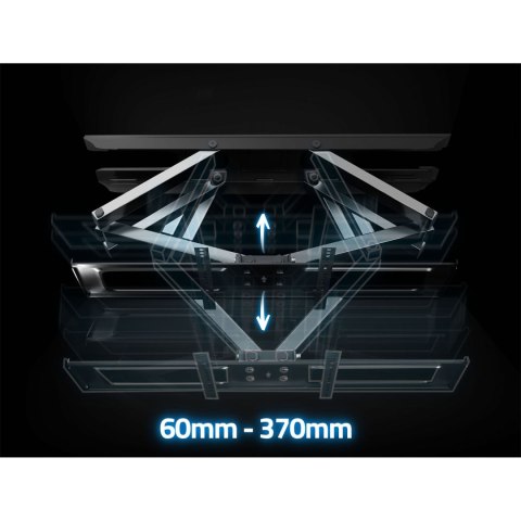 Obrotowy Uchwyt Do Telewizora Humberg HM-883 – 23–60", VESA 50x50–400x400, 45 kg