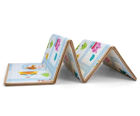 Mata Piankowa Składana Milly Mally Play Ulice Las 197x177 cm