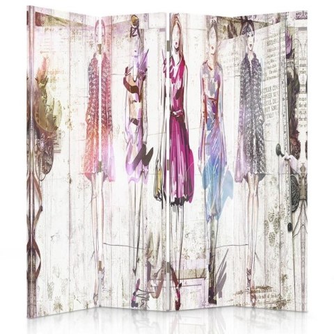Parawan dwustronny, Modelki - 145x170 Parawan dwustronny, Modelki - 145x170
