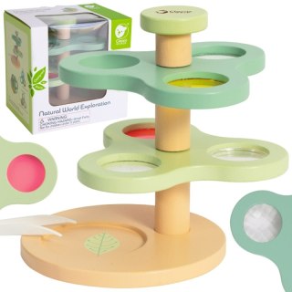 Drewniany Mikroskop Classic World 2w1 Lupa Eko Zabawka Edukacyjna