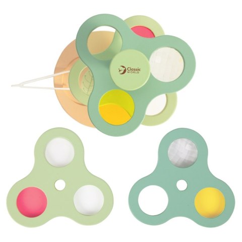 Drewniany Mikroskop Classic World 2w1 Lupa Eko Zabawka Edukacyjna
