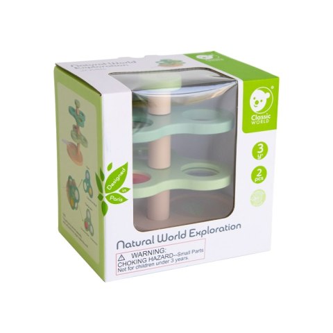 Drewniany Mikroskop Classic World 2w1 Lupa Eko Zabawka Edukacyjna