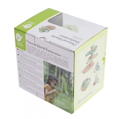 Drewniany Mikroskop Classic World 2w1 Lupa Eko Zabawka Edukacyjna