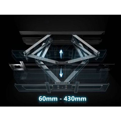 Mocny Uchwyt Do Telewizora Humberg HM-882 32–70" Obrotowy Ścienny Do 45 Kg