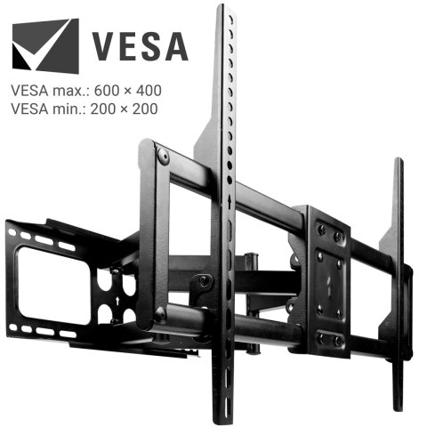 Mocny Uchwyt Do Telewizora Humberg HM-881 32–80" Obrotowy Ścienny , 70 Kg