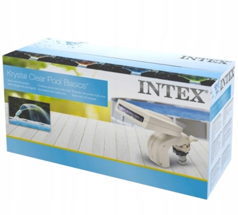 Spryskiwacz LED Do Basenu INTEX 28089 - kolorowa fontanna Spryskiwacz LED Do Basenu INTEX 28089 - kolorowa fontanna