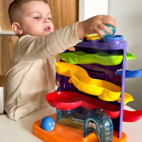 WOOPIE BABY Tor Kulkowy Kulodrom 3w1 Wbijak z Młoteczkiem Zjeżdżalnia dla Samochodzików WOOPIE BABY Tor Kulkowy Kulodrom 3w1 Wbijak z Młoteczkiem Zjeżdżalnia dla Samochodzików