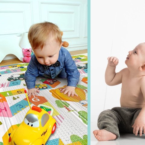 Mata Piankowa Dwustronna Składana 150x200 NICEKIDS – Alfabet Mata Piankowa Dwustronna Składana 150x200 NICEKIDS – Alfabet