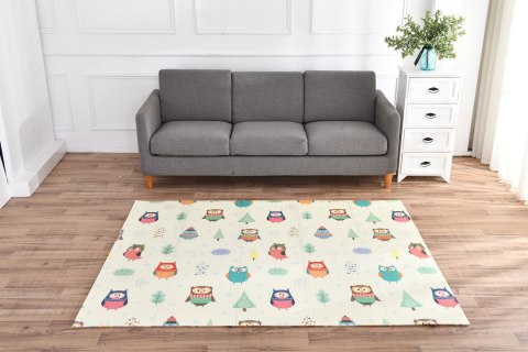 Mata Piankowa Składana Dwustronna 150x200 cm Z Torbą - Alfabet, Sowy Mata Piankowa Składana Dwustronna 150x200 cm Z Torbą - Alfabet, Sowy