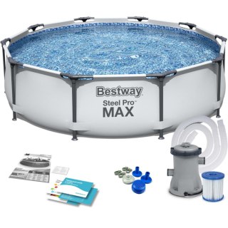 Basen Stelażowy Okrągły 305x76 Bestway 56408 Z Pompą