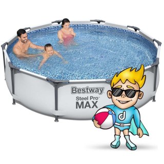 Basen Stelażowy Okrągły 305x76 Bestway 56408 Z Pompą