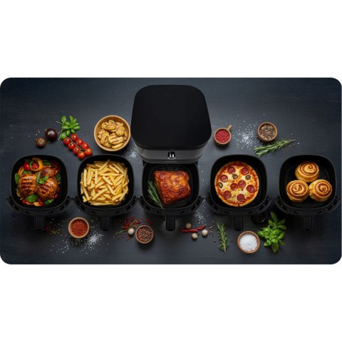 Frytkownica beztłuszczowa 8 L Air fryer Berdsen BD-661 czarna