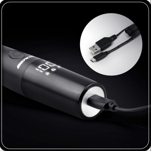 Trymer do Nosa i Uszu 3w1 Berdsen BD-269 Czarno-Szary