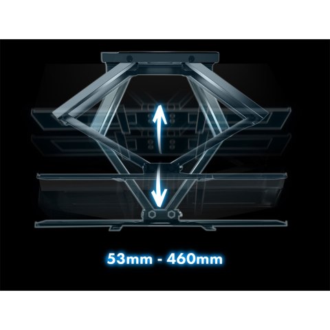 Mocny Uchwyt Do Telewizora Humberg HM-880 25–70" Obrotowy Ścienny, 50 Kg