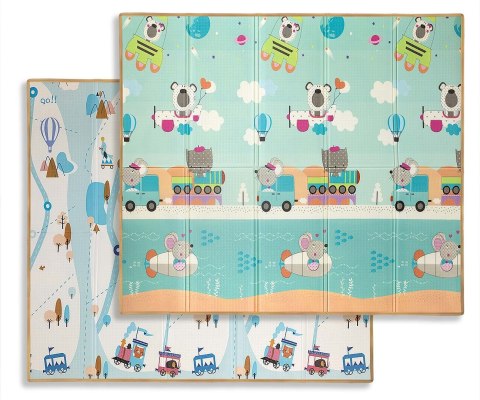 Mata Piankowa Składana Milly Mally Play Circus and Travel 197x177 cm