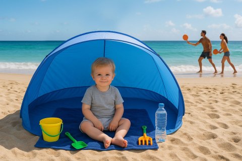 Namiot Plażowy MultiGarden – Pop-Up, Ochrona UV, Lekki, 213x121x100 cm Namiot Plażowy MultiGarden – Pop-Up, Ochrona UV, Lekki, 213x121x100 cm
