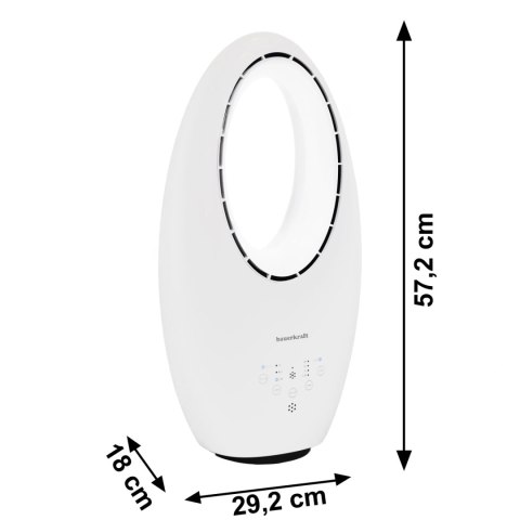 Wentylator Bezłopatkowy 60W – Pilot, Oscylacja, LED, Cichy, Nowoczesny Wentylator Bezłopatkowy 60W – Pilot, Oscylacja, LED, Cichy, Nowoczesny