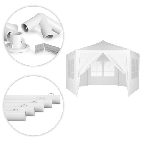 Pawilon Ogrodowy 2x2x2 m Namiot Z Oknami MultiGarden