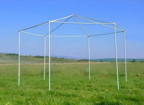 Pawilon Ogrodowy MultiGarden 2x2x2 m – Namiot Eventowy, 6 Ścian, Wodoodporny, Szary Pawilon Ogrodowy MultiGarden 2x2x2 m – Namiot Eventowy, 6 Ścian, Wodoodporny, Szary