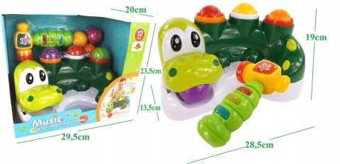 Interaktywna Zabawka Dinozaur Zbijak Piłeczek Dla Dzieci