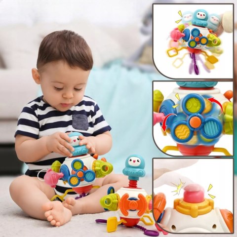 Edukacyjna Kostka Kosmiczna Sensoryczna 8w1 – Zabawka Interaktywna