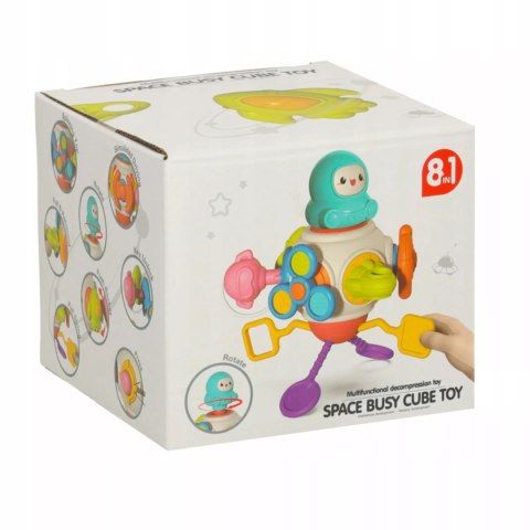 Edukacyjna Kostka Kosmiczna Sensoryczna 8w1 – Zabawka Interaktywna