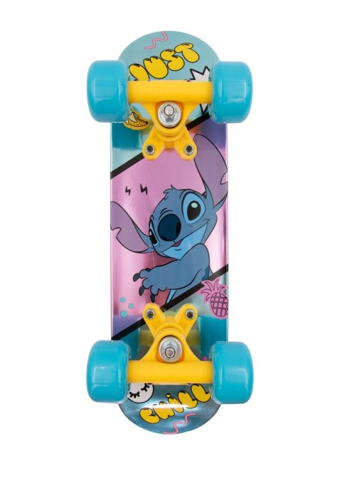 Deskorolka Stitch 17 Cali dla Dzieci Plastikowa ABEC-5 Kółka PVC