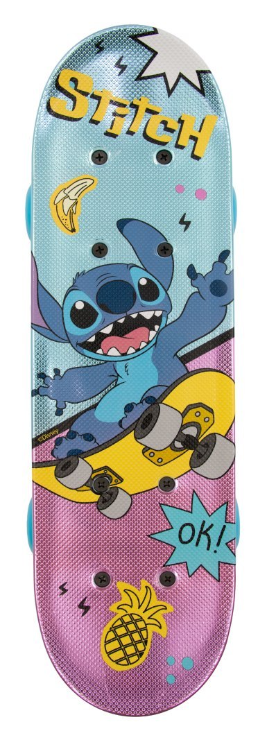 Deskorolka Stitch 17 Cali dla Dzieci Plastikowa ABEC-5 Kółka PVC