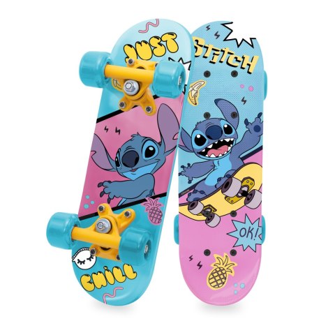 Deskorolka Stitch 17 Cali dla Dzieci Plastikowa ABEC-5 Kółka PVC