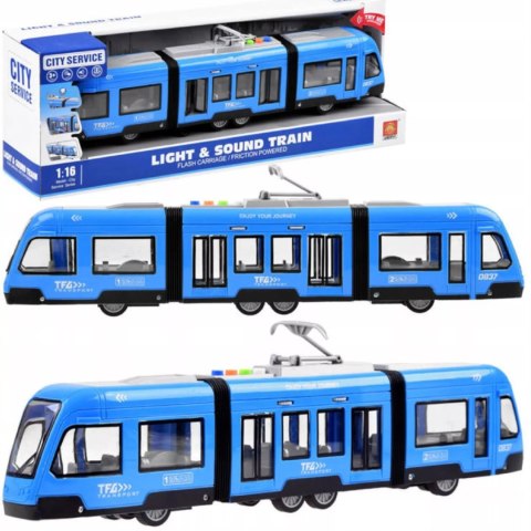 Tramwaj Miejski Interaktywny Dla Dzieci – Realistyczny Model, Otwierane Drzwi, 44 Cm