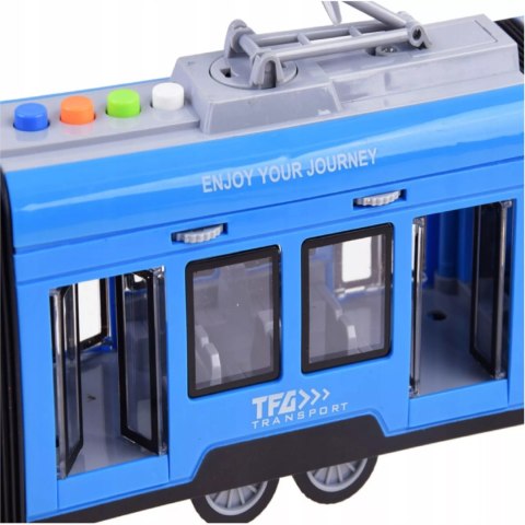 Tramwaj Miejski Interaktywny Dla Dzieci – Realistyczny Model, Otwierane Drzwi, 44 Cm