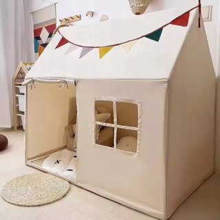 Namiot Domek Dla Dzieci Z Girlandą I Lampkami